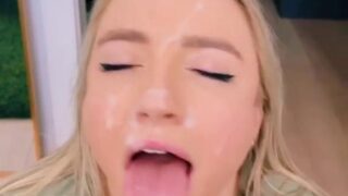 BlondeAdobo Nude Blowjob Facial Selfie Video Leaked