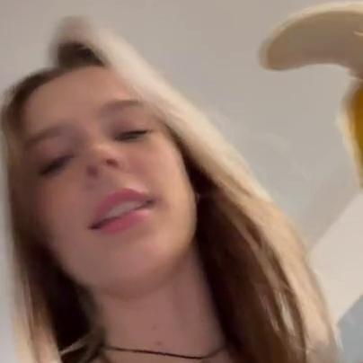 Ashley Matheson Sexy Banana Blowjob Video Leaked
