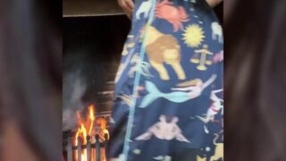 Mia Khalifa Fireplace Striptease Onlyfans Video Leaked