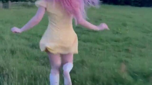 Belle Delphine Nude Outdoor Running Video Leaked