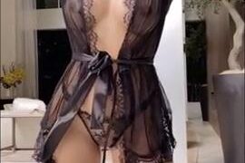 Ana Cheri Nude In Black Lingerie Porn Video Leaked