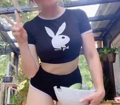 Holly Wolf Nude Green Thong Video Leaked