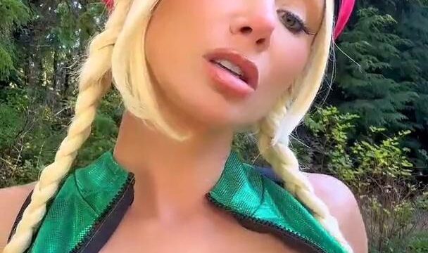 Sara Underwood Halloween Street Fighter Cammy Video Leaked